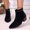 Black, variant on Womens Pointed Toe Side Zipper Dress Boots for Fall Winter, Fashion Block Heel Ankle Booties with Non-Slip Sole, Stylish Short Boots for Work and Party