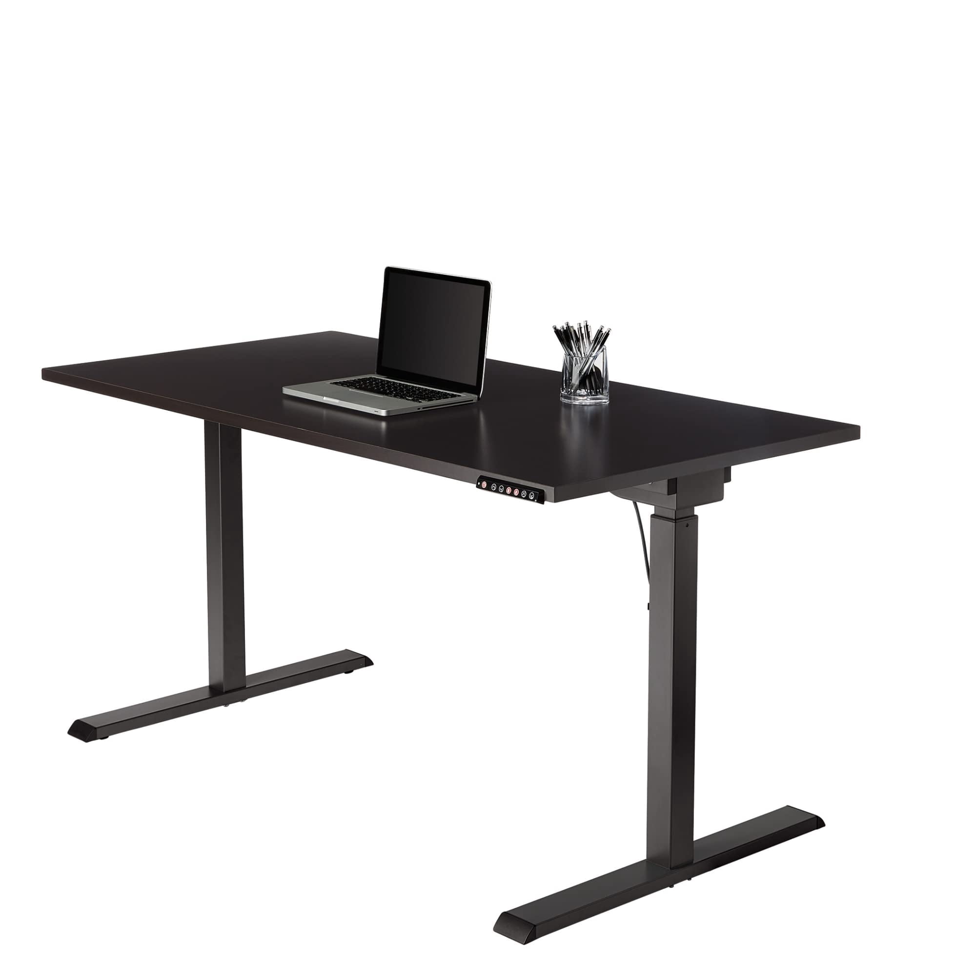 Realspace® Magellan Performance Electric 60"W Height-Adjustable Standing Desk, Espresso, BIFMA Compliant