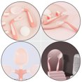 thumbnail image 3 of Juego de cucharas, tenedores y cubiertos de entrenamiento para niños de Hekezhi (rosa), 3 of 5