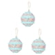 thumbnail image 5 of 3 adornos navideños de bolas para árbol de Navidad, decoración decorativa para fiestas, bricolaje Azul, 5 of 9