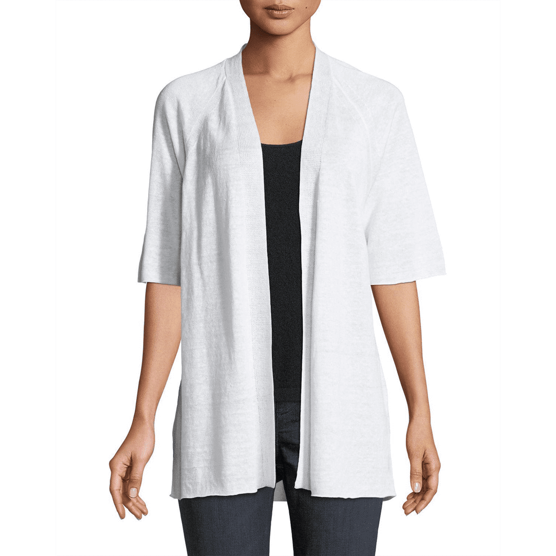 Eileen Fisher Half-Sleeve Organic Linen 