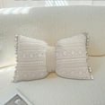 thumbnail image 6 of karymi Cotton and Linen Pillow Floral Sofa Pillow Cushion Two-purpose Bow Pillow Lumbar Pillow 19.6x11.8 Inches Mother's Day Gift Room Decor, 6 of 6