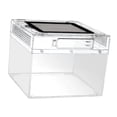 thumbnail image 3 of Terrario de reptiles, caja de cría, contenedor transparente, tanque para reptiles para escorpiones 20 cm x 20 cm x 15 cm, 3 of 8