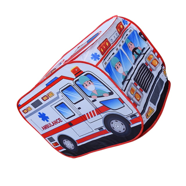 Soidarity Los niños juegan tiendas de campaña al aire libre interior juego de simulación de juguete emergente ambulancia carpas