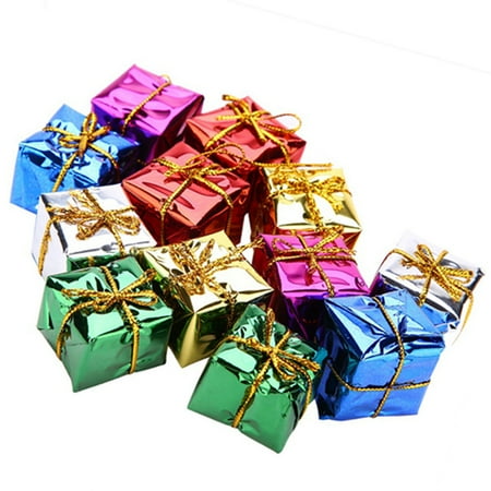 

Non- Safe And Eco-Friendly Gift Box Pendant 12PCS Hanging Ornament For Home