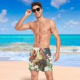 thumbnail image 6 of joogoo Men's Cardinals Daisy Floral Swim Trunks with Liner Pocket Beach Shorts XX-Large, 6 of 9