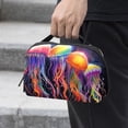 thumbnail image 2 of Jellyfish Waterproof Oxford Fabric Charger Organizer Storage Pouch Outdoor Small Storage Box, 5.9x9.44x3.14 in., 2 of 6