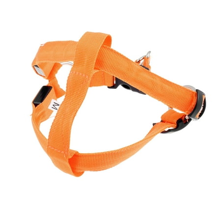 Xl Chest Size Unique Bargains Unique Bargains XL Size Pet Dog Puupies Flashing Orange Light Chest Strap 57cm Length ()