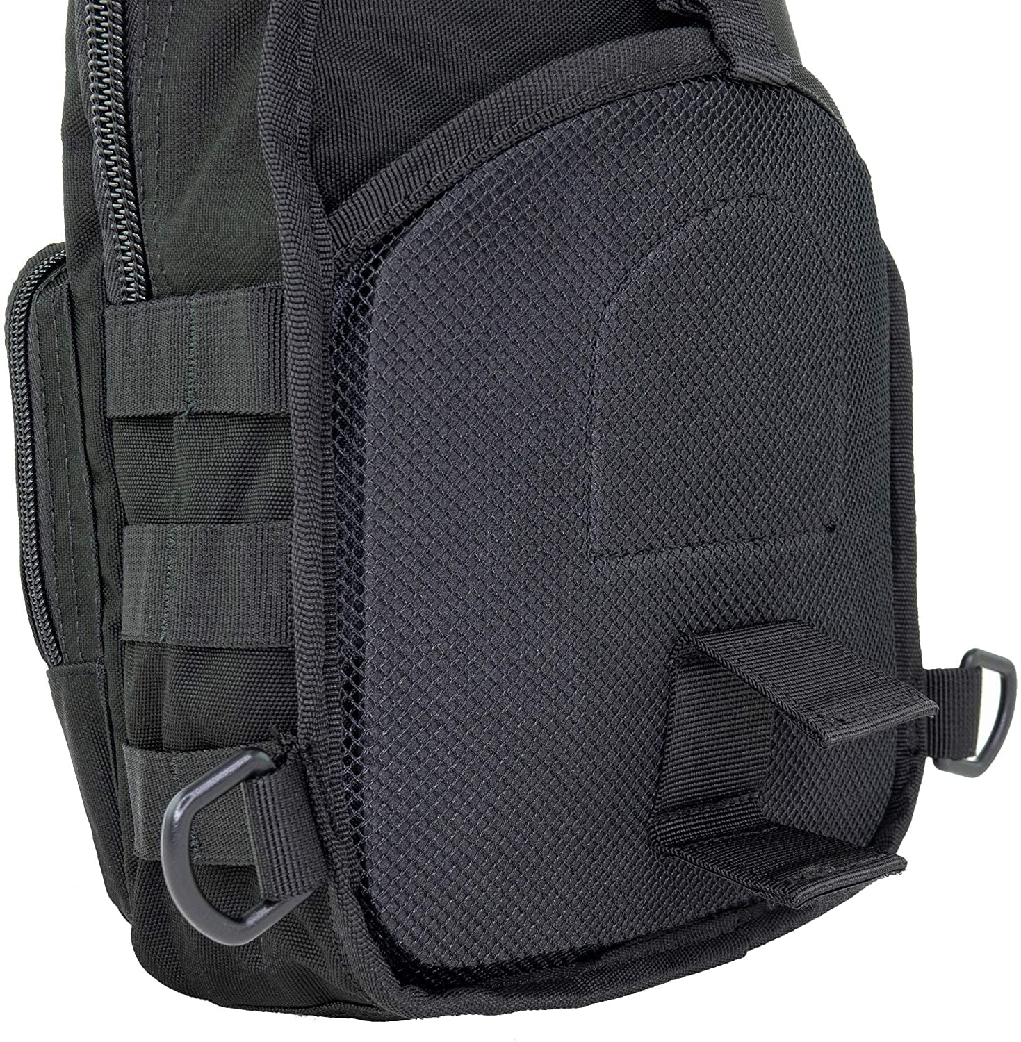 LINE2design First Aid Sling Backpack - EMS Emergency Medical Supply Bag - Black