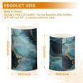 thumbnail image 6 of Yayeee Flameless Candles with Remote Flickering Battery Operated Multi Color Changing, Black Marble, 6 of 7