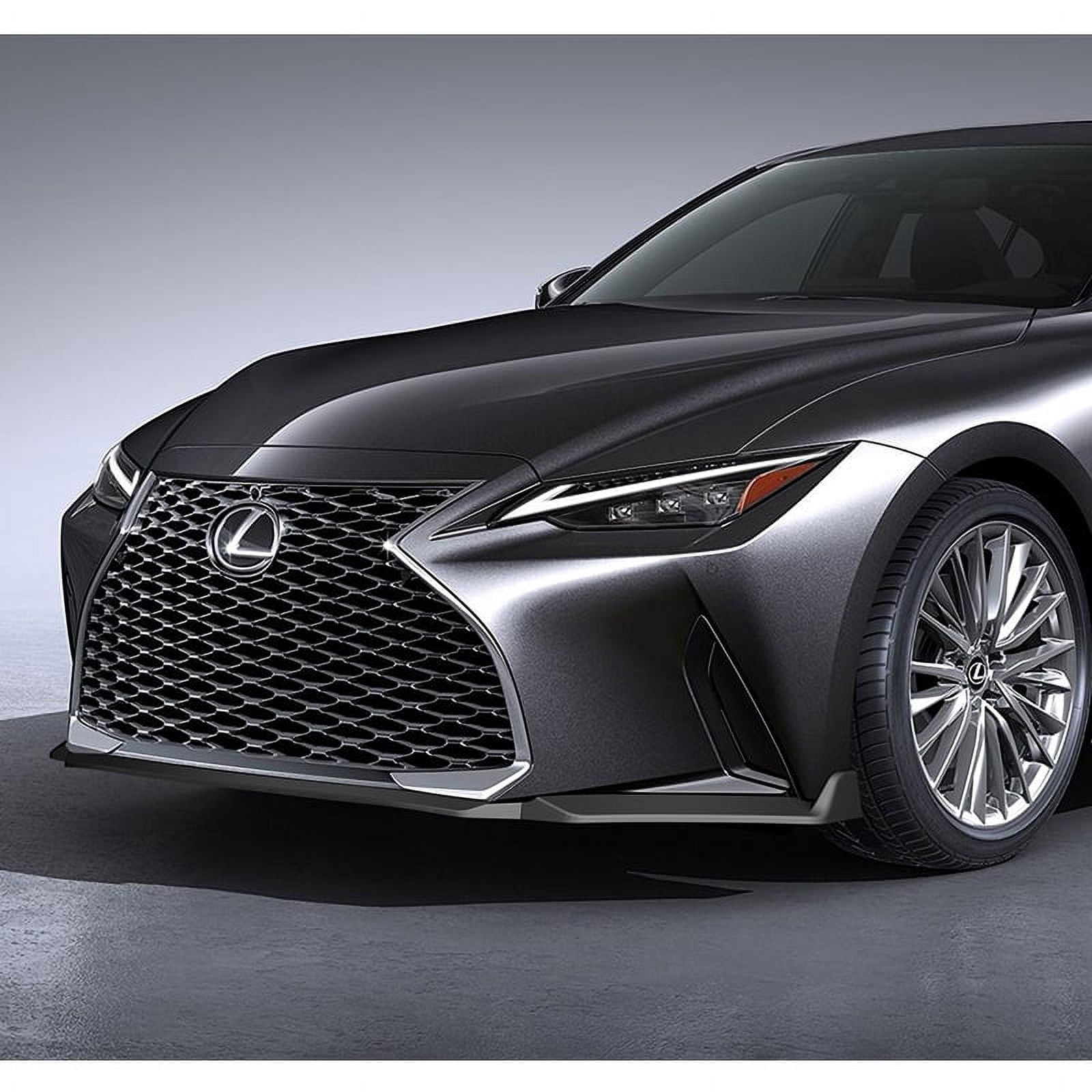 Stay Tuned Performance Front Bumper Spoiler Lip For 2021-2025 Lexus IS300 IS350 Base V-Style Matt Black