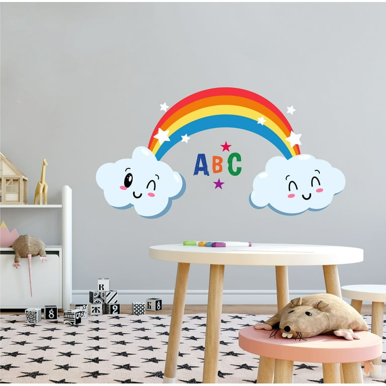 Alphabet Wall Decals ABC Stickers Learning Wall Decor for Kids Room Daycare  Classroom Playroom Baby Nursery Decorations
