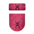 thumbnail image 2 of HELLHERO Spider Web Cozy Polyester Fabric Toilet Seat Covers Set Fits All Toilet Shapes Comfortable and Practical Bathroom Toilet Cover Set Elastic Bottom for Indoor Home, 2 of 8
