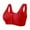 501_Red, variant on Front Closure Bras for Older Women Lace Front Button Shaping Cup Push Up Bras