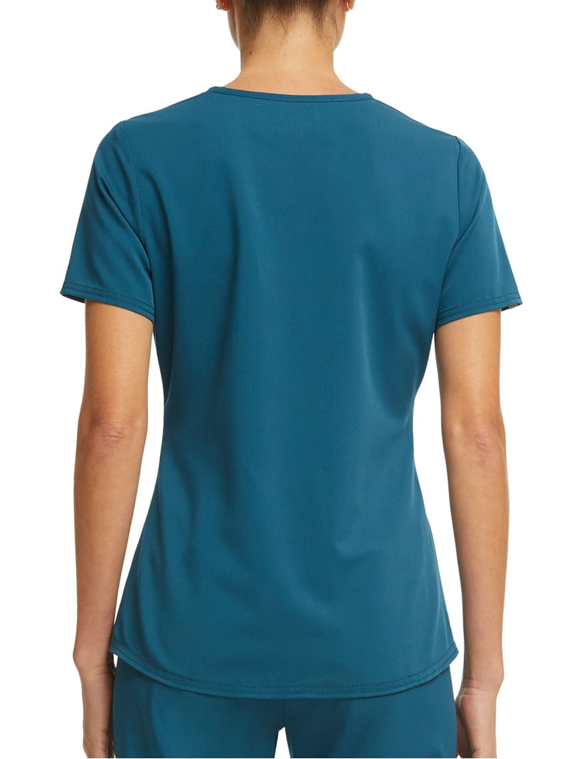 Scrubstar Women's Stretch Twill V-Neck Scrub Top with