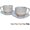 Light Blue, variant on Ceramic Cappuccino Cup and  Set of 2, 10 Oz, Coffee Cups for Latte, Espresso, , Dishwasher and Microwave Safe, Reavtive  (Light Blue)