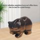 thumbnail image 1 of 1.5in Crystal Bear Decor Handicraft Delicate Bear Statue Animal Figurine for Tables Desks Entryway Yellow Tiger S Eye, 1 of 3