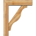 thumbnail image 3 of Ekena Millwork 8"W x 34"D x 42"H Funston Block Rough Sawn Bracket w/ Offset Brace, Western Red Cedar, 3 of 25