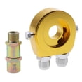 thumbnail image 2 of Adaptador De Termostato De Placa Sándwich Enfriador De Filtro De Indicador De Aceite Combustible Negro + Dorado Sunnimix Placa de emparedado del filtro de aceite del automóvil, 2 of 8