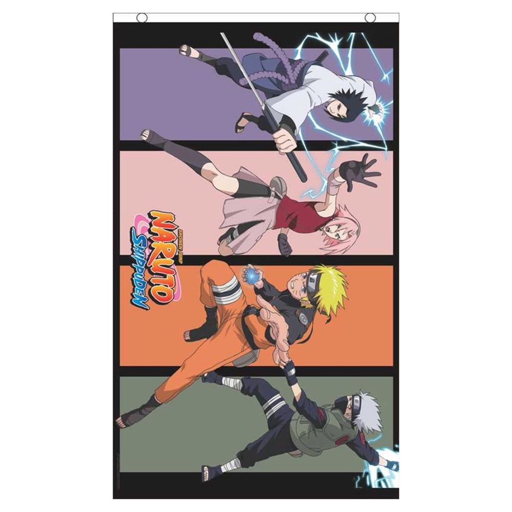 Naruto Team 7 Licensed Fly Flag 3' X 5'