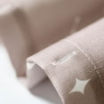 thumbnail image 5 of iDesign Polyester Shower Curtain, Taupe/White Constellation, 12 Reinforced Buttonholes, 5 of 9
