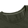 thumbnail image 3 of GuangCheng Mens Solid Color Crew Neck T-Shirt,Baggy Fit,Soft,Breathable,Lightweight,Casual Everyday Wear,Pullover Tops,Army Green,Size M, 3 of 7