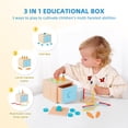 thumbnail image 3 of Kit de aprendizaje 7 en 1 Montessori Toys OOOK para niños de 1 año, 3 of 7