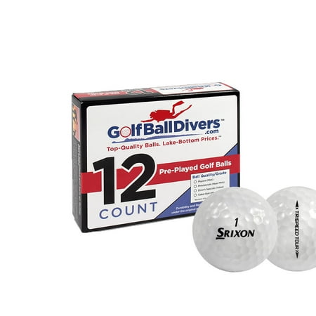 Srixon TriSpeed Tour Golf Balls, Used, Mint Quality, 12