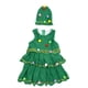 thumbnail image 1 of Sombrero y vestido de árbol de Navidad Disfraces de espectáculo de dibujos animados para niños Disfraz de actuación de Halloween para niños y niñas Tamaño 110 CM, 1 of 6