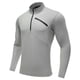 thumbnail image 5 of Ceisia Men's Slim Stand-Collar Half-Zip Thickened Athletic Compression Training Top Gift, 5 of 9