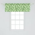 thumbnail image 2 of Ambesonne Banana Leaf Valance Pack of 2, Ecology Botany, 54"X18", Green Pistachio Green, 2 of 2