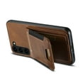 thumbnail image 2 of Designed for Samsung Galaxy A14 5G Case, Premium PU Leather Back + TPU Frame Magnetic Closure Card Slots Back Bag Shockproof Drop Protective Kickstand Phone Case Cover for Galaxy A14 5G, Brown, 2 of 8