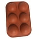 thumbnail image 3 of Billuyoard Molde para hornear pasteles con esfera de silicona y media bola 3D de 6 agujeros Herramientas y accesorios para hornear, 3 of 6