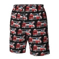 thumbnail image 5 of Naloa Fire and Rescue Truck Men's Beach Shorts, Surfing shorts, Swim trunks, Quick Dry Swim Trunks for Surfing Beach Fun - XX-Large, 5 of 9