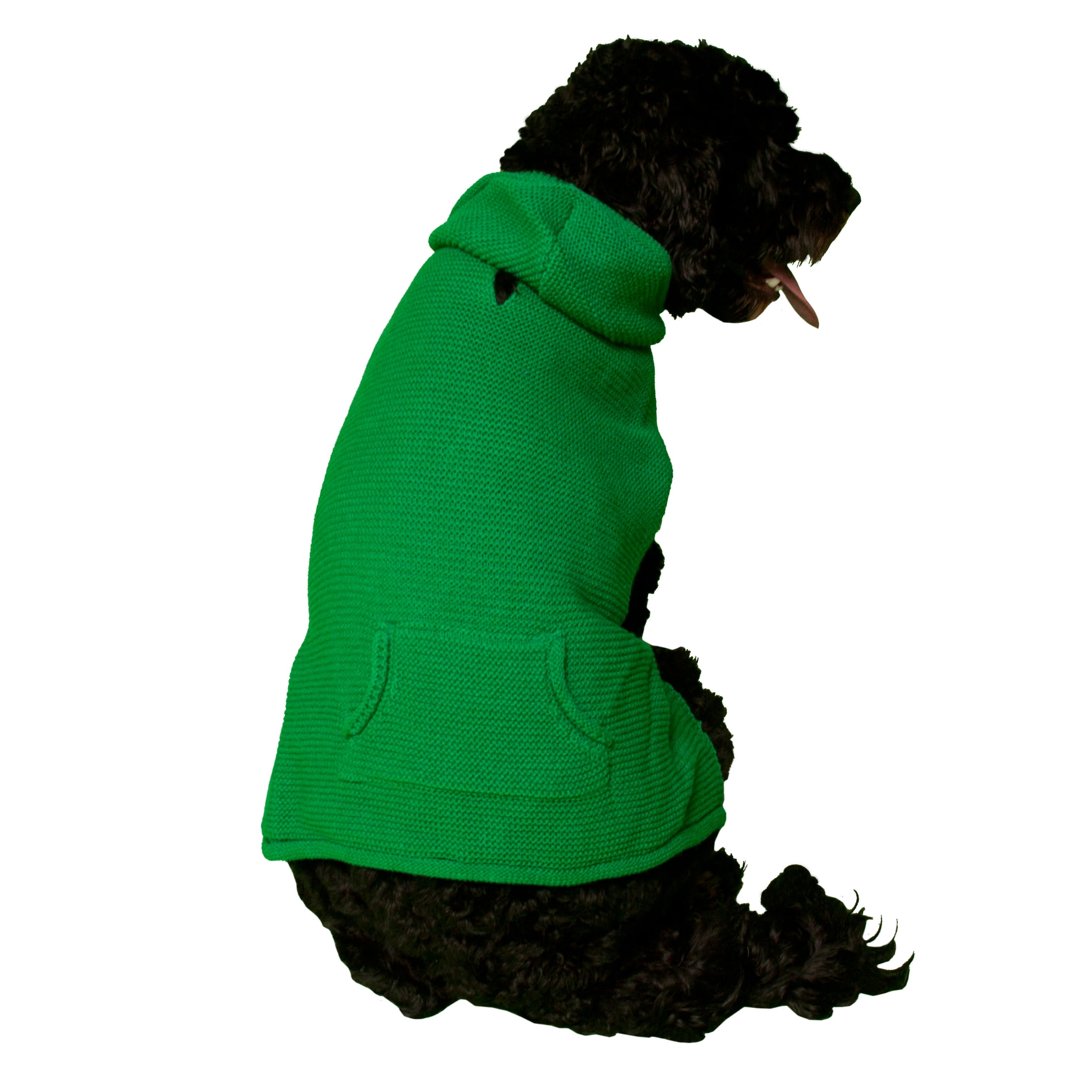 Vibrant Life Holiday Green Hoodie Dog Sweater