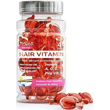 Hussell Hair Treatment Serum No Rinse w/Argan Macadamia Avocado Oils - Vitamins