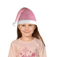 thumbnail image 5 of Naloa Sparkly Glitter Santa Hat for Kids Baby Christmas Hats,Girls Boys Toddler Plush Xmas Holiday Hat,Luxury Santa Claus Hat, 5 of 6
