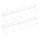 thumbnail image 5 of Perchero De Pared De Acero Inoxidable, 2 Uds., Perchero Para Colgar En La Pared Con 6 Ganchos Para Organizar Ropa, Toallas Y Sombreros(6 Hooks 2 White), 5 of 14