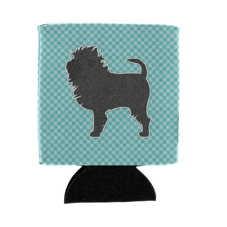 

Affenpinscher Checkerboard Blue Can or Bottle Hugger