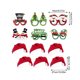 thumbnail image 3 of Moyic Adornos navideños, gafas de Papá Noel para adultos, bandas para la cabeza de tela no tejida, regalo para fiestas escolares, Kits de decoración para fiestas Tipo 2, 3 of 6