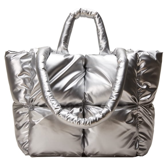 Bolso de hombro Avilego Puffer Mini Down Satchel para mujer