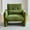 Green, variant on YOUDAO 33.9" Accent Chairs, Modern Upgrade Sherpa Fabric Arm Chair Comfy Upholstered Armchair Leisure Single Sofa Chair with a Waist Pillow for Bedroom, Office and Living Room,Beige