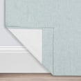 thumbnail image 2 of Eclipse Gabriella Textured Solid Absolute Zero 100% Grommet Top Blackout Window Panel, Spa Blue, 40x95, 2 of 7