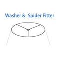 thumbnail image 3 of Urbanest Linen Drum Lamp Shade, 10-Inch, Off White Spider, 3 of 3
