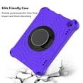 thumbnail image 6 of Dteck Kids Case for Amazon Fire HD 8 / HD 8 Plus 2020 (Latest 10th Generation 2020 Release), Heavy Silicone Shockproof Case Kids Friendly Cover with Shoulder Strap/Handle Stand, Purple, 6 of 7