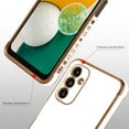 thumbnail image 2 of Compatible with Samsung Galaxy A13 5G Case Love Heart Plating Electroplate Luxury Elegant Case Camera Protector Soft TPU Shockproof Protective Back Cover Galaxy A13 5G Case -White, 2 of 10
