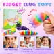 thumbnail image 4 of Fidget Toy Cevioce Fidget Slug, 6 unidades, para niños mayores de 3 años, para aliviar el estrés, 4 of 6