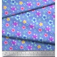 thumbnail image 3 of Soimoi Silk Fabric Leaves & Floral Artistic Print Fabric by Yard 42 Inch Wide, 3 of 3
