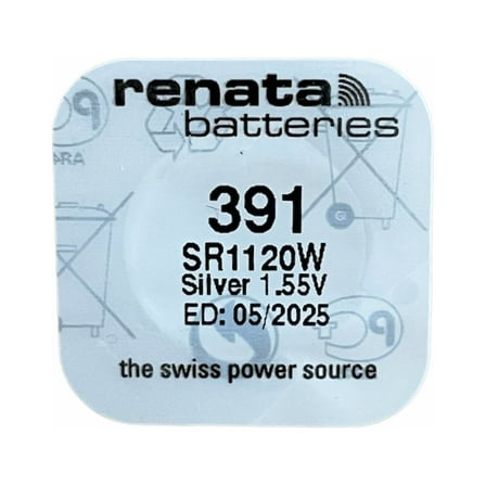 Renata 391 silver oxide coin battery SR1120W
