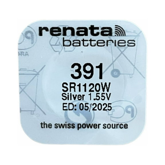 Renata 391 silver oxide coin battery SR1120W